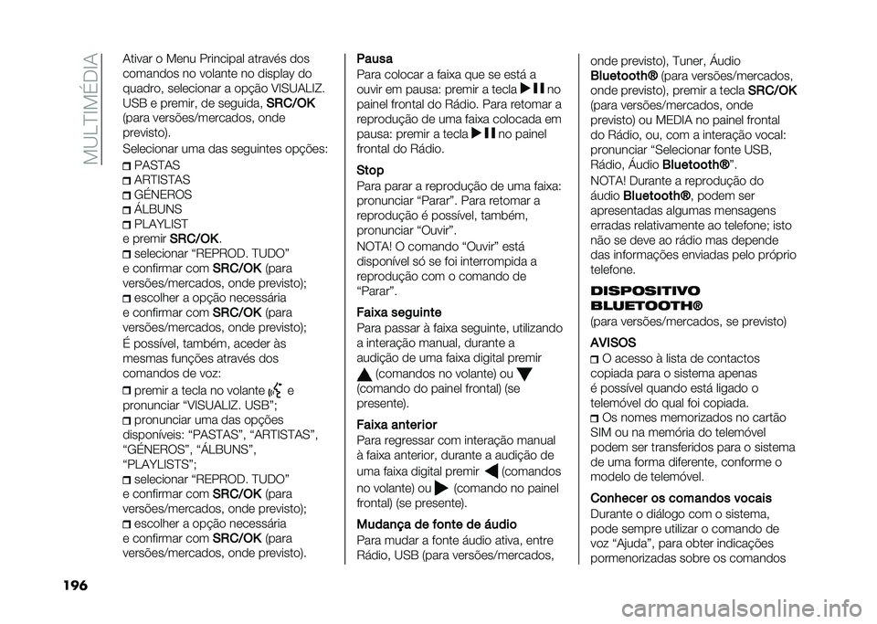 FIAT PANDA 2021  Manual de Uso e Manutenção (in Portuguese) ���@�<�B�G��%�+�G�.
���	 �.����� � ���� ��������� ������
� ���
�������� �� ������� �� �������Y ��
�������  ���������� � ��