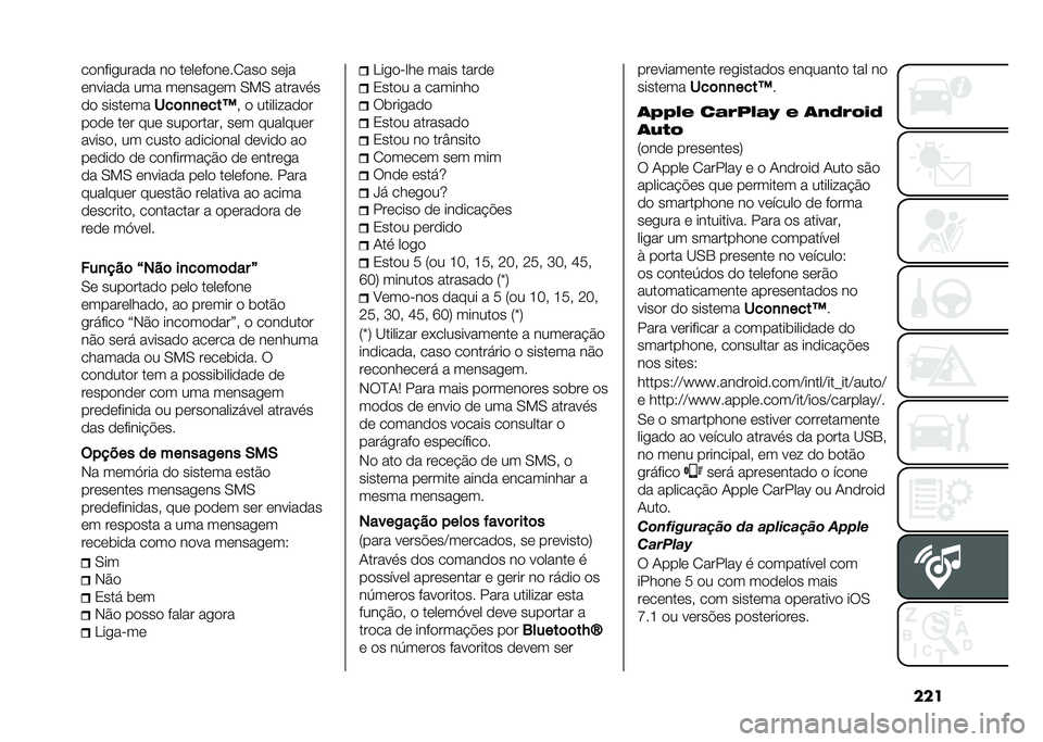 FIAT PANDA 2021  Manual de Uso e Manutenção (in Portuguese) ���������
����� �� ����������/��� ���#�
������� ��� ������
�� �-��- ������
�
�� �������
���	�
�
����f �  � ����������
��