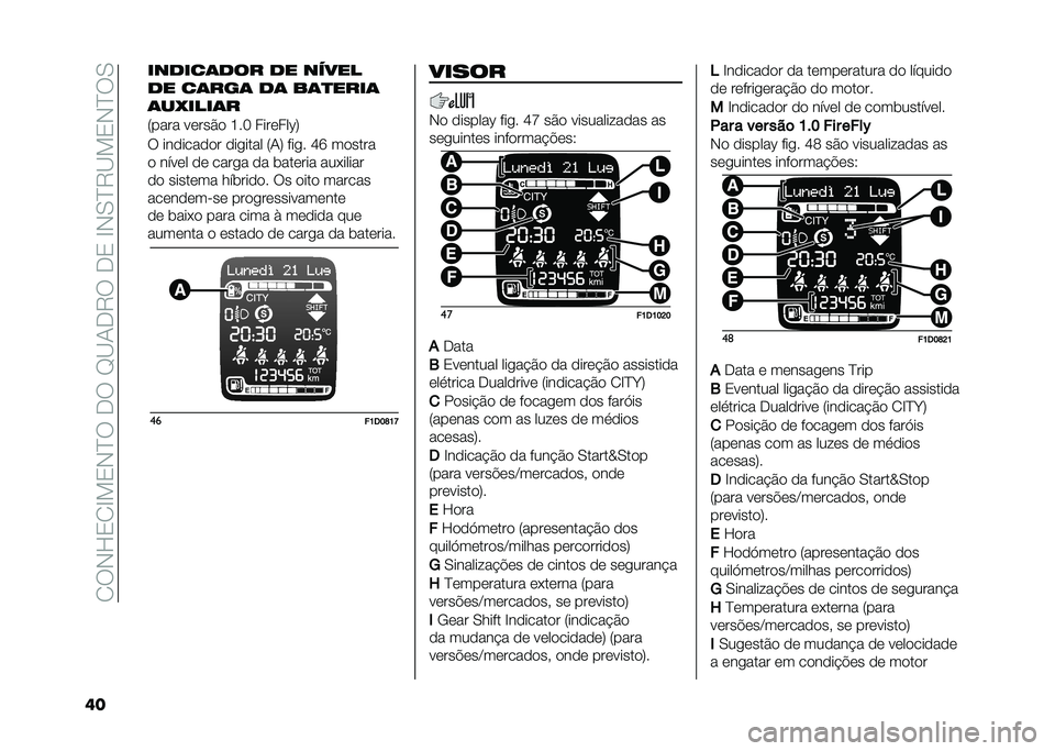 FIAT PANDA 2021  Manual de Uso e Manutenção (in Portuguese) ��/��*�J�0�/�G��0�*�B���+���H�@�.�+�6���+�0��G�*�-�B�6�@��0�*�B��-
�� �����
���� �� �����
�� �
���� �� �%������
���(�����
�5���� �����$� �D�