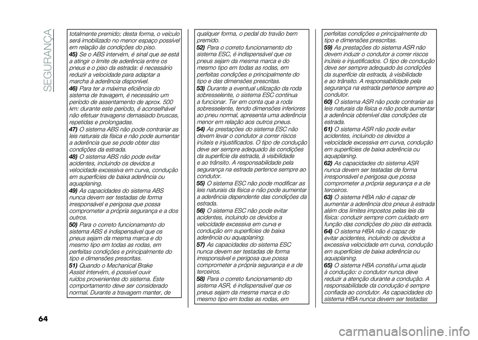 FIAT PANDA 2021  Manual de Uso e Manutenção (in Portuguese) ��-�0�,�@�6�.�*�M�.
�	�
���������� ��������) ����� ������  � �������
���� ����	������� �� ����� �����!� ���������� �����!�$