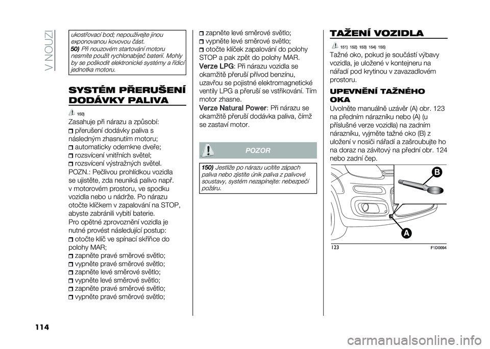 FIAT PANDA 2020  Návod k použití a údržbě (in Czech) ��#��%�4�?�-�R
���
����������"� � ���, ��	�������	�
��	 �
����
�	�E��������� ������� �$����
������ �������(� ���������� ����