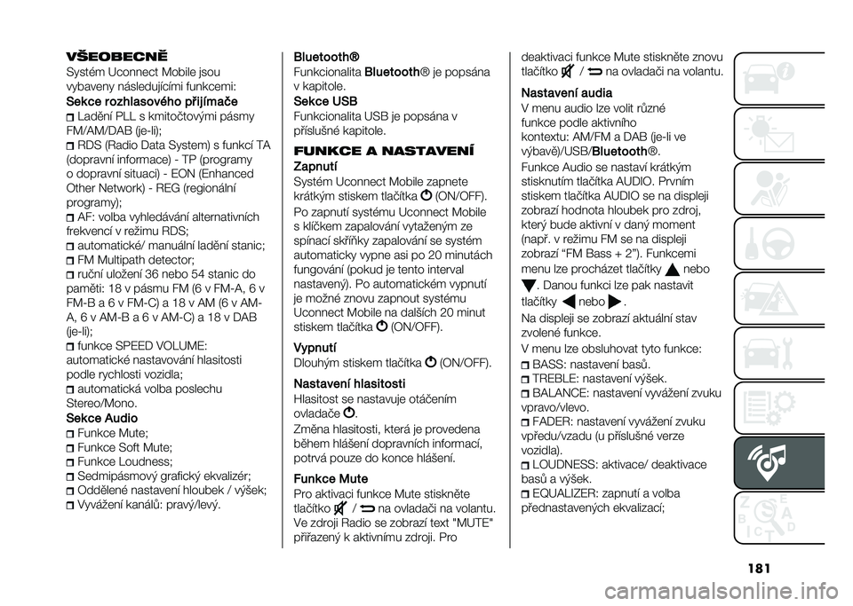 FIAT PANDA 2020  Návod k použití a údržbě (in Czech) �����,���$��(��2
�>�!���(� �?�"����	�"� �A�� ���	 �
���
��!� ���	��! �����	���
��"��� �&����"�	���1
�8��	 �!� � ���"��
����(�"� ��& �$� ���
�.�
�