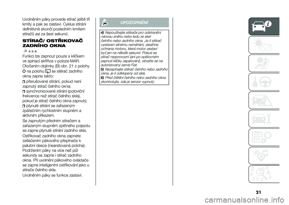 FIAT PANDA 2020  Návod k použití a údržbě (in Czech) ���?�����
��� ����! �����	��	 ������$ �
�	�*��
 ���
�����! � ��� ��	 �������� �O�!���� �������
��	�&��������
 �����$� �����	���