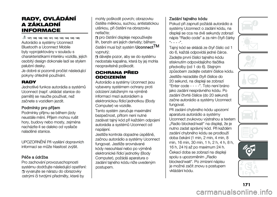 FIAT PANDA 2021  Návod k použití a údržbě (in Czech) ��
��!�%��*�V ��������
�% ���#��%���
���/��!��%�(�
�F�Q�P�I �F�Q�Q�I �F�Q�N�I �F�N�G�I �F�N�F�I �F�N�K�I �F�N�H�I �F�N�L�I �F�N�J�I �F�N�M�I
�C���� ���� � ��"���(��" 