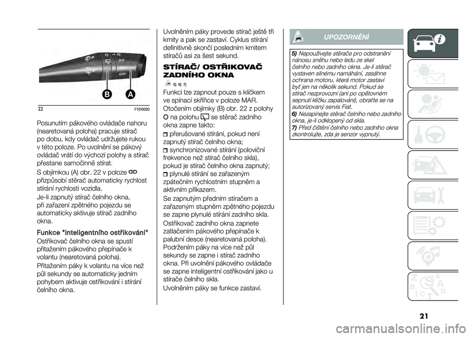FIAT PANDA 2021  Návod k použití a údržbě (in Czech) ����
�#�F�=�G�G�K�G
��������� ������(�� �������%�	 ����� �
�2��	�� �	������ �������5 �� ��#��
�	 ���� ��%
�� ���!�� ���" �������% ��