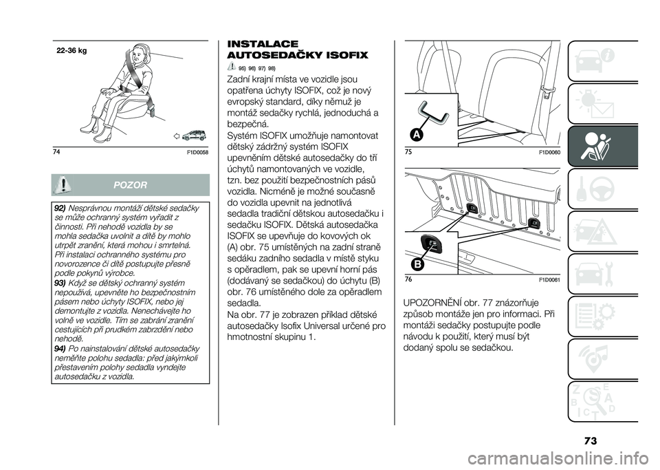 FIAT PANDA 2021  Návod k použití a údržbě (in Czech) �
���
�#�F�=�G�G�J�Q�����
�����	��� ����� ������� ��
����( ��	���%��"
��	 ����	 ��#�� ����) ��"���(� ��"����� � �%�������� ��� ��	��