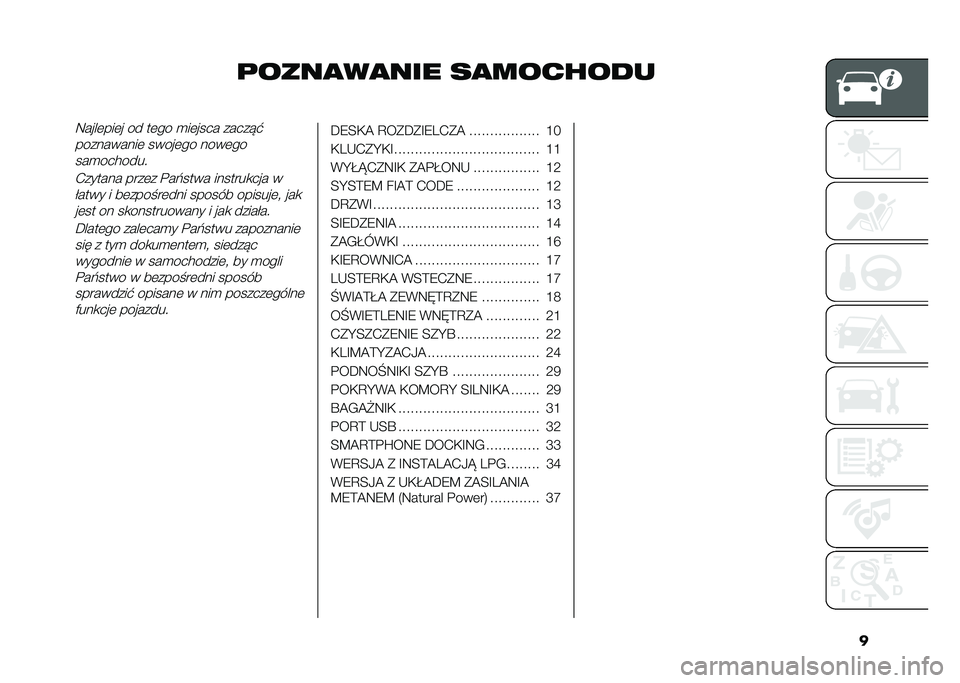 FIAT PANDA 2020  Instrukcja obsługi (in Polish) �
���������� �������� ��8����	���	� �� ��	�� �
��	���� ������"
����������	 �����	�� ����	��
���
�������
�+������ ����	� �