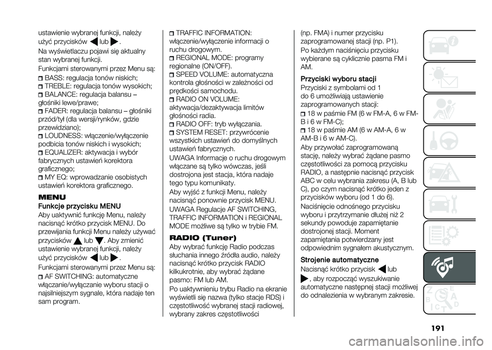 FIAT PANDA 2020  Instrukcja obsługi (in Polish) ����������	���	 �������	� �&���
����  ����	�!�
��!��" ��������
��
��� �
�8� ������	������ ������ ��� ��
������
���� �����