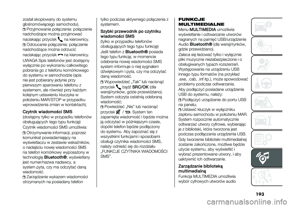 FIAT PANDA 2020  Instrukcja obsługi (in Polish) ���������$ ��
�������� �� �����	�
�
��$�����
������	�� ���
�������4�
������
������	 ���$����	����1 ���$����	���	
���������