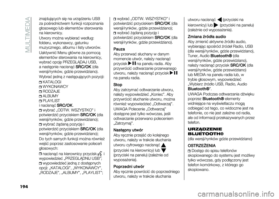 FIAT PANDA 2020  Instrukcja obsługi (in Polish) ��?�*�3�=�E�?�7�C�E�@
��� ������������ ��� �� �������	��� �*�;�R
�� �����	�������	�
 �&���
��� �����������
��$�����	�� ��� �	��	�
�