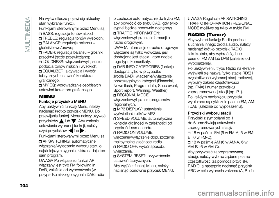 FIAT PANDA 2020  Instrukcja obsługi (in Polish) ��?�*�3�=�E�?�7�C�E�@
��� �8� ������	������ ������ ��� ��
������
���� �������	� �&���
����
����
����
� ���	�������
� ����	� �?�	��