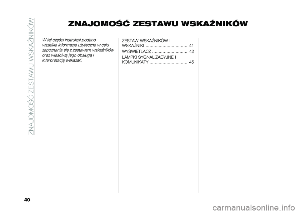 FIAT PANDA 2020  Instrukcja obsługi (in Polish) ���8�@�-��?��P�^���7�;�=�@�%�*��%�;�)�@�_�8�E�)�M�%
�� ��������!�" ������� �����#����$�
�% ��	� ������ �������
��� ������
����	��
��	 ���&�