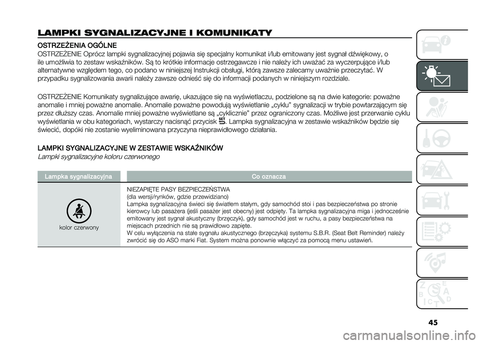 FIAT PANDA 2020  Instrukcja obsługi (in Polish) ��
�)����� ���(���)�������� � ���������� �-��.�3�:�1�>�1�/�� �-��<�2�/�1
��;�=�A��7�/�7�8�E�7 ������ ���
��
� ��������������	� �������