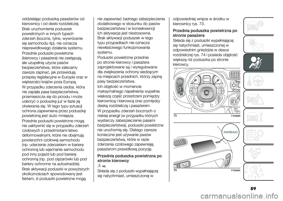 FIAT PANDA 2020  Instrukcja obsługi (in Polish) ��������	����� �������
� �����!�	��� ��
�
��	������� � �� ��	��
� �������	����	��
�R���
 �������
��	��� �������	�
�����	��