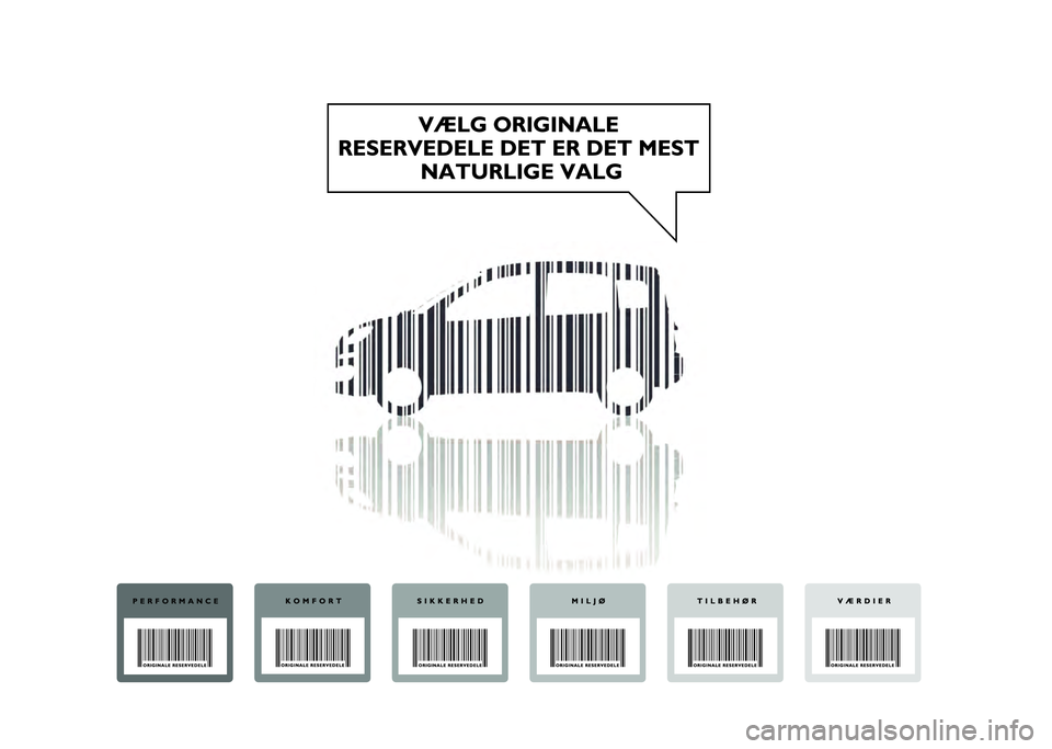 FIAT PANDA 2020  Brugs- og vedligeholdelsesvejledning (in Danish) 