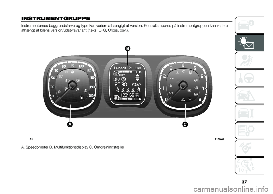 FIAT PANDA 2020  Brugs- og vedligeholdelsesvejledning (in Danish) ��

���������������� �"����	�������	��� �����	���
����	�� �� ���!� ��� ���	���	� ��������� �� ���	����� �3����	��
�
���!��