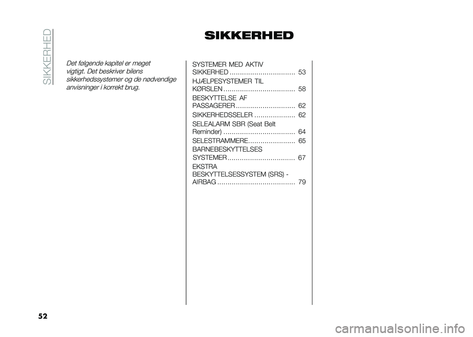 FIAT PANDA 2020  Brugs- og vedligeholdelsesvejledning (in Danish) �� �"�3�3�#�8��#�
�� ������� ��
��� ���
����
� ���!����
 ��	 �����
�������� ��� �����	����	 ���
���
������	���
���������	 �� �
