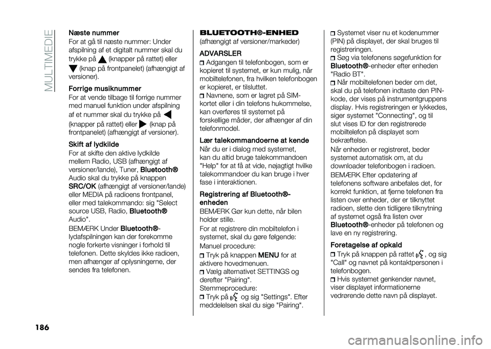 FIAT PANDA 2021  Brugs- og vedligeholdelsesvejledning (in Danish) ��6�9�0�5�"�6�#��"�#
���	 �*���� ������
���	 �� �� ���
 ����� ������	�( �9��
��	
����!��
���� �� �� �
������
� ������	 ����
 �
�
��	���