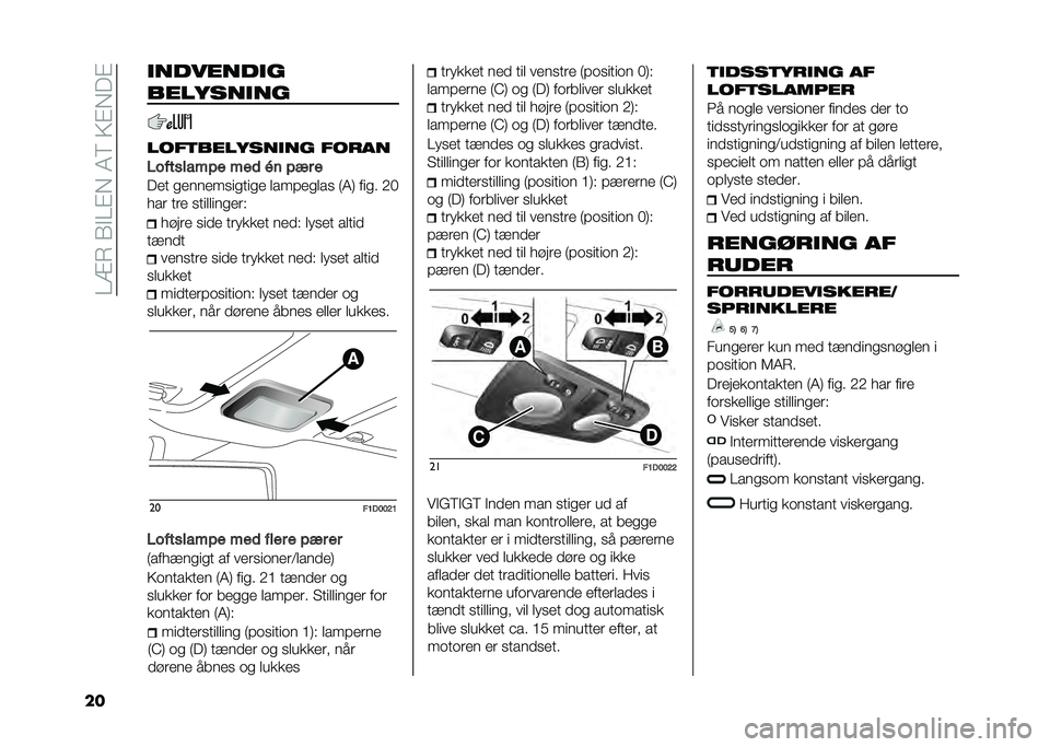 FIAT PANDA 2021  Brugs- og vedligeholdelsesvejledning (in Danish) ��0�>�8��1�"�0�#�*��7�5��3�#�*��#
�� ����"�����
���������
������������� �����
�)��������� ���	 �I� ��� �
��� ������������� �
�