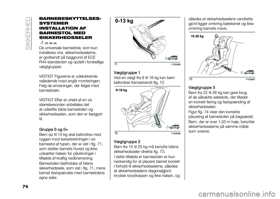 FIAT PANDA 2021  Brugs- og vedligeholdelsesvejledning (in Danish) �� �"�3�3�#�8��#�
�
� ��������
������������ ��
��������� ���
������� ��������
�@�=�; �@�:�; �@�>�;
�� ������	���
� ���	������
�� 