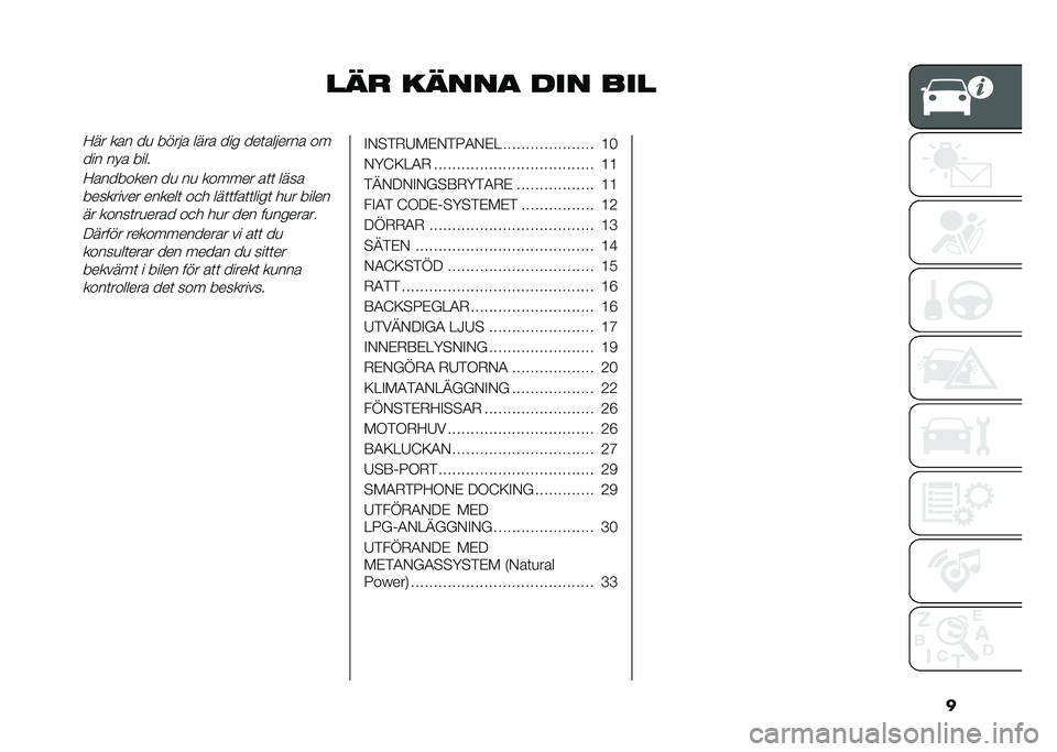 FIAT PANDA 2020  Drift- och underhållshandbok (in Swedish) �
��� �����
 ��� ����;�� ��� ��
 ����� ���� ��� ���	������� ��
��� ��� ����
�;�������� ��
 ��
 ������ ��	�	 �����������