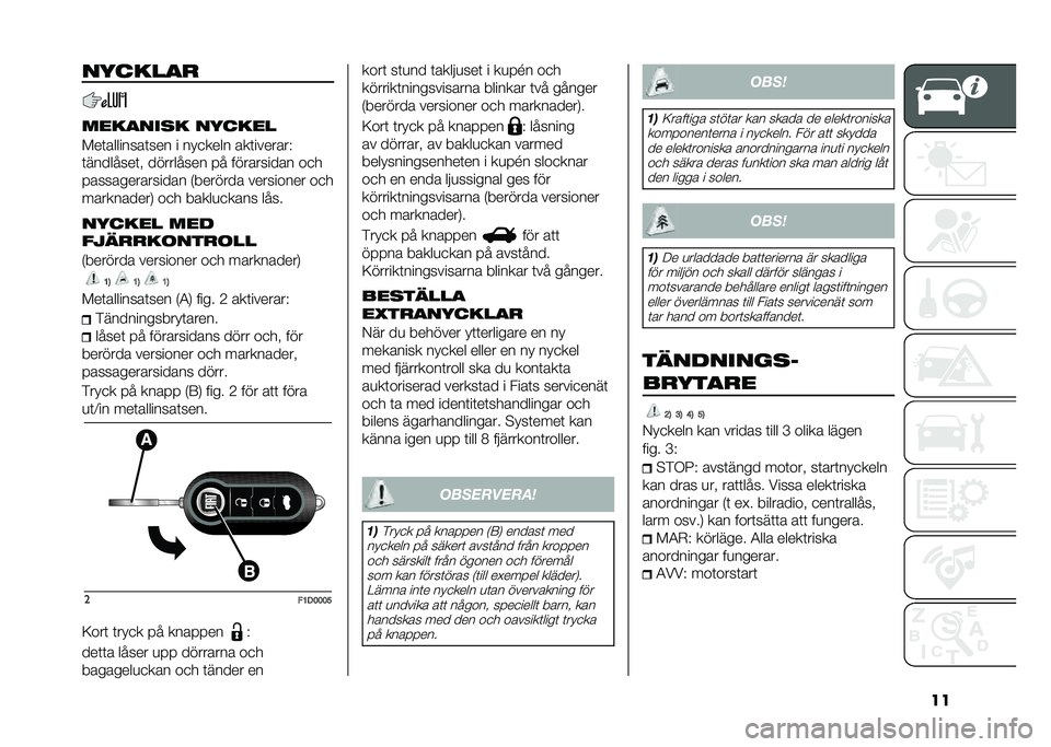 FIAT PANDA 2020  Drift- och underhållshandbok (in Swedish) ����#����
�
����
���� ��#����
���	��������	��� � ���
���� ���	�������)
�	��������	�  ��������� �� ���������� ��
�
�����