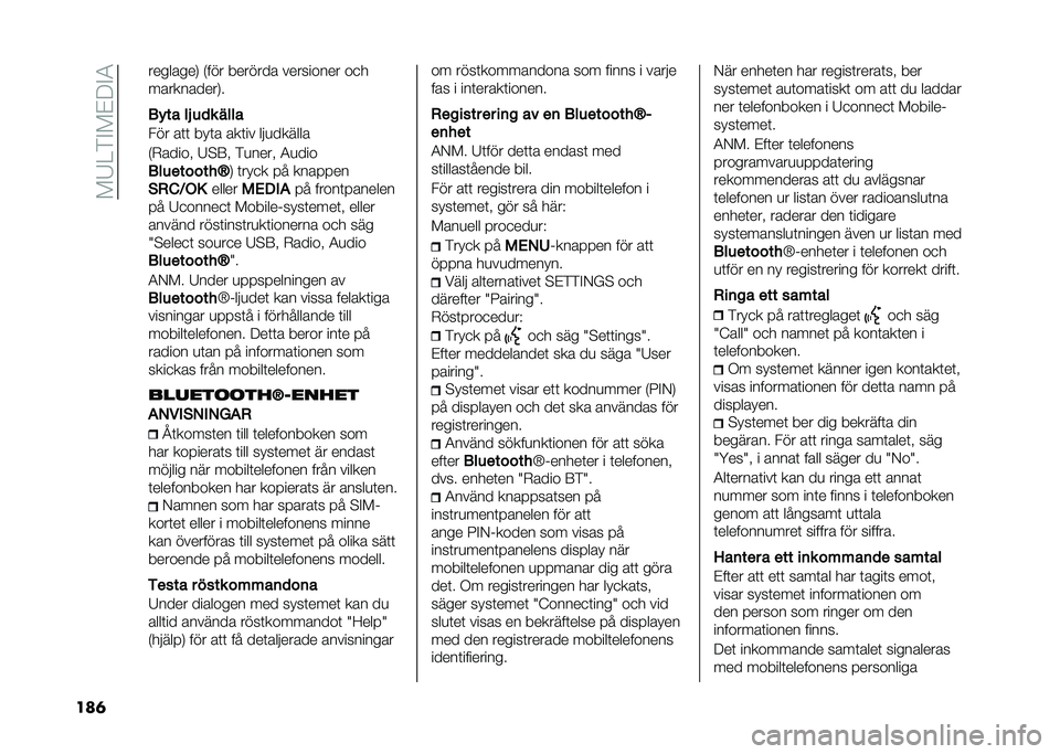 FIAT PANDA 2020  Drift- och underhållshandbok (in Swedish) ���6�4��#��$�9�#�3
���	 ��������. �*��� ������� ��������� ��
�
����������.�
��*�� ��B ��
� ����
��� ��	�	 ���	� ���	�� ���
�����