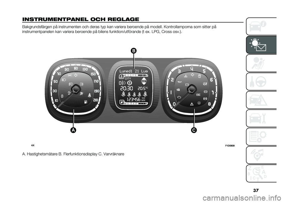 FIAT PANDA 2020  Drift- och underhållshandbok (in Swedish) ��

������������
��� ��� ��� ��
� � �7�����
��������� �� ����	��
����	�� ��
� ����� �	�� ��� ������� �������� �� ������
