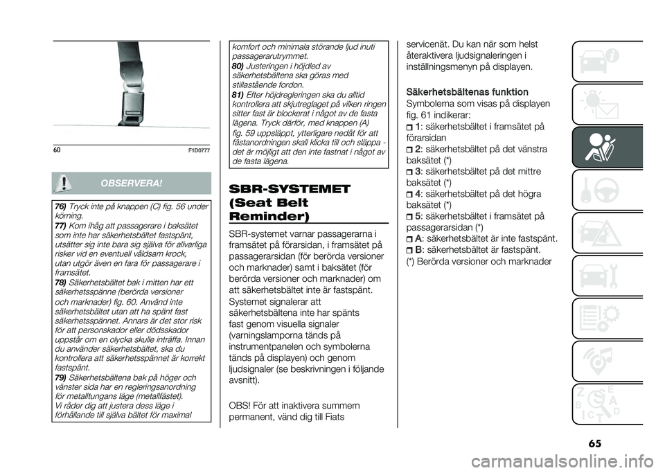 FIAT PANDA 2020  Drift- och underhållshandbok (in Swedish) �	���
�"�8�1�9�C�C�C����������	
�������
� ���	� �� ������� �*�?�. ���� �0�D �
����
��������
����:�� ���� ��	�	 ����������� � ���