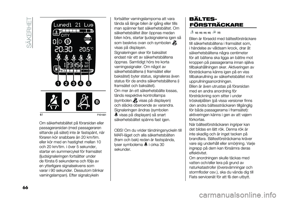 FIAT PANDA 2020  Drift- och underhållshandbok (in Swedish) ��"�@�:�$�+�;�$�
�	�	 ��
�"�8�1�8�9�=�8
�,� ��������	�����	��	 �� ���������� �����
��������������� �*��� ������������
���	�	���� �