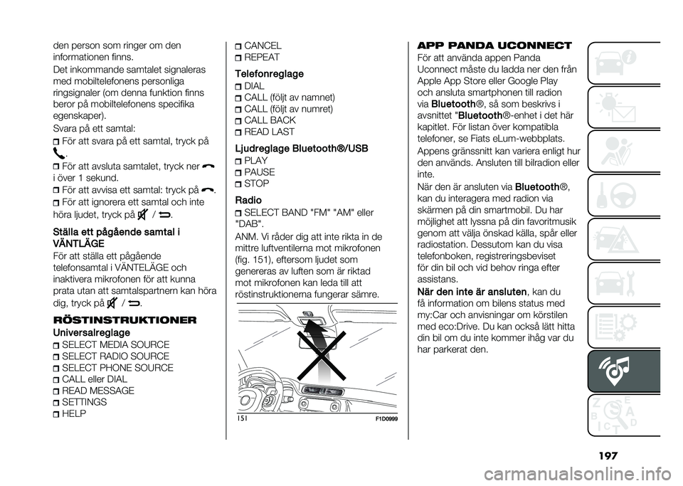 FIAT PANDA 2021  Drift- och underhållshandbok (in Swedish) ���
��� ������ ��� ������ �� ���
��������	����� ������
�9��	 ���������� ����	����	 ����������
��� ������	���������