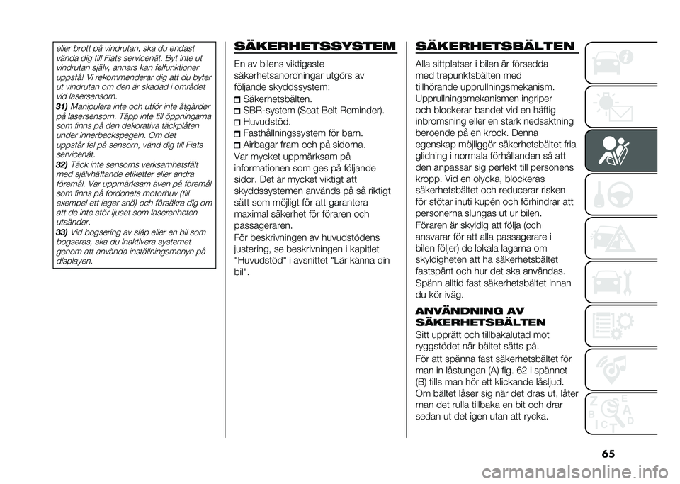 FIAT PANDA 2021  Drift- och underhållshandbok (in Swedish) �	������ ����	�	 �� ������
�	���  ��� ��
 ������	
����� ��� �	��� ����	� ������
����	� �7��	 ���	� �
�	 ������
�	�� ������  �����