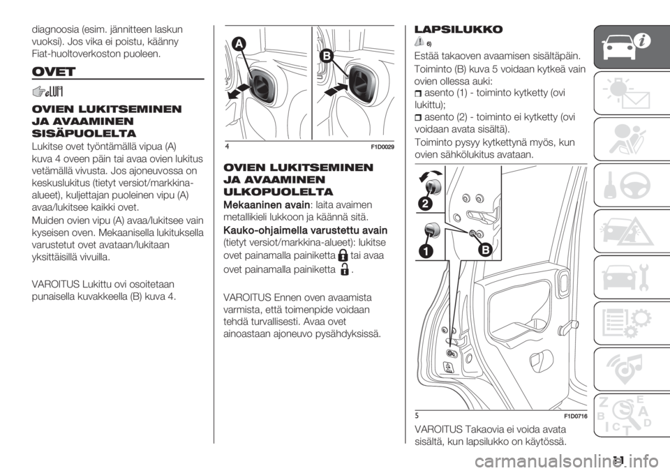 FIAT PANDA 2019  Käyttö- ja huolto-ohjekirja (in in Finnish) ��
.#)K"220#) B%0#’1 (+""#$$%%" &)0*6"
/62*0#E1 R20 /#*) %# 92#0$65 *++""7
,#)$;362&$2/%4*20$2" 962&%%"1
&2#’
&2+#/ !"-+’*#(+/#/
,) )2))(+/#/
*+*03"