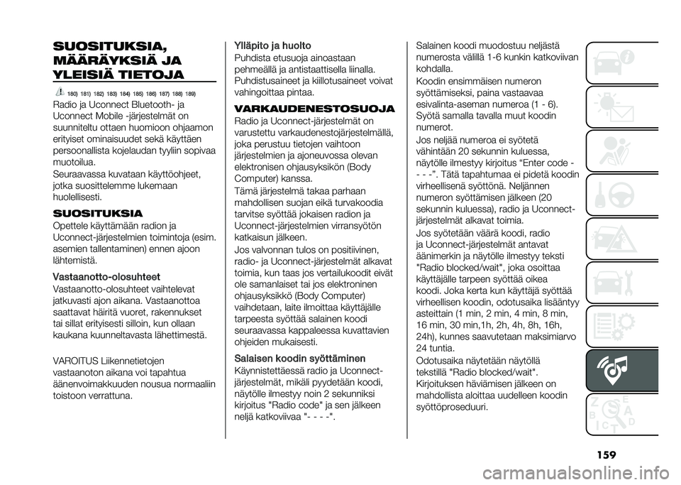 FIAT PANDA 2020  Käyttö- ja huolto-ohjekirja (in in Finnish) ��
������������
�<
�	��������� �
�

������� ������
�

�0�;�2�4 �0�;�0�4 �0�;�6�4 �0�;�3�4 �0�;�7�4 �0�;�5�4 �0�;�8�4 �0�;�:�4 �0�;�;�4 �0�;�9�4
�$�
��� �	�
 �6�E��