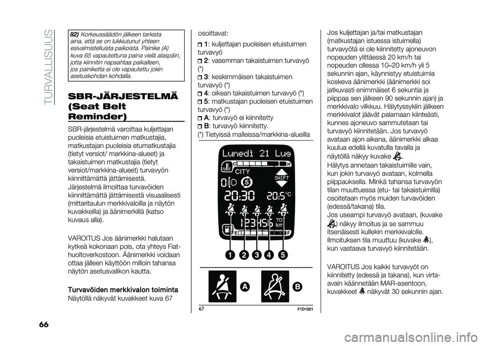 FIAT PANDA 2021  Käyttö- ja huolto-ohjekirja (in in Finnish) ���6�$�0�1���9��6�6�
�	�	 ���
�.������������ �	������ ��
������

�
���
� ���� �� �� ����������� ������ �����
�������������
