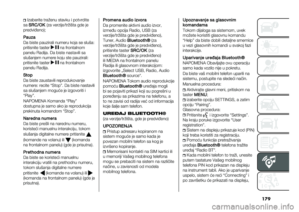 FIAT PANDA 2020  Knjižica za upotrebu i održavanje (in Serbian) ��
��<�
������� ����#��� ������ � ��	�������
�� �%�,�$�6�*�0 �*�
� ����
����:���#���� ��� ��
�������;���	�,�$
�����
�6� ����� ���