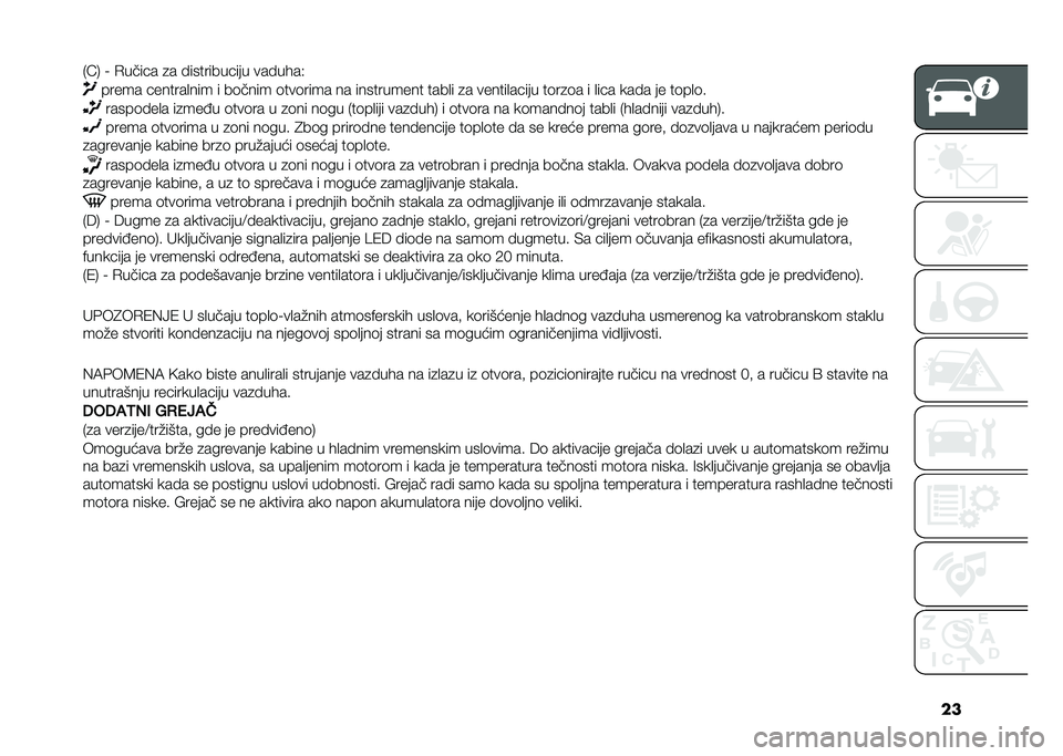 FIAT PANDA 2020  Knjižica za upotrebu i održavanje (in Serbian) ��
�*�B�, � �+����� �
� ������������ �������) ����� �������
��� � ��	���� �	���	���� �� ���������� ����
� �
� ������
����