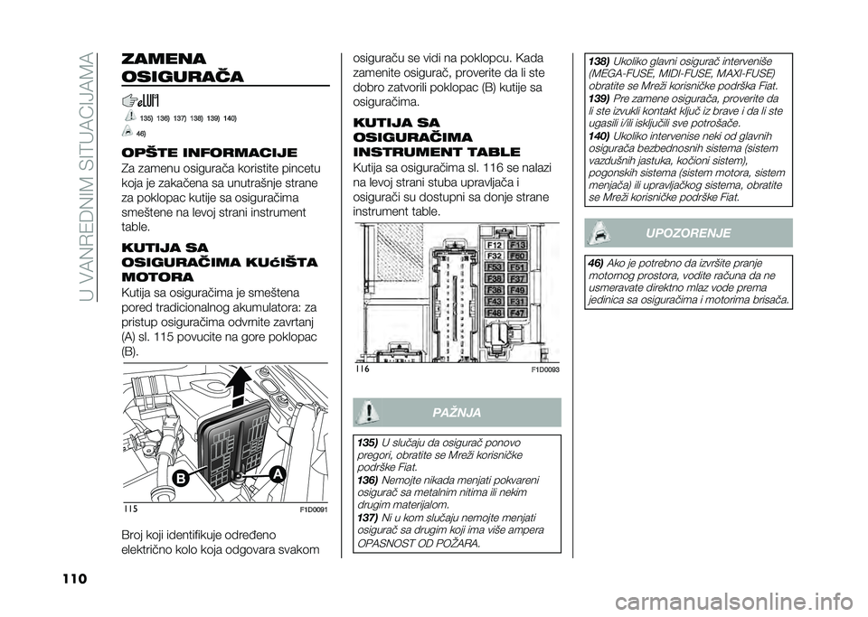 FIAT PANDA 2021  Knjižica za upotrebu i održavanje (in Serbian) �� ���9�%�+�/�6�%�=�8��&�=�:� �9�E�=�@�9�8�9
��� ������
����#�����
�7�9�;�: �7�9�>�: �7�9�@�: �7�9�A�: �7�9�?�: �7�=�8�:
�=�>�:
���(�� ���%�����"���
�4� �
�����