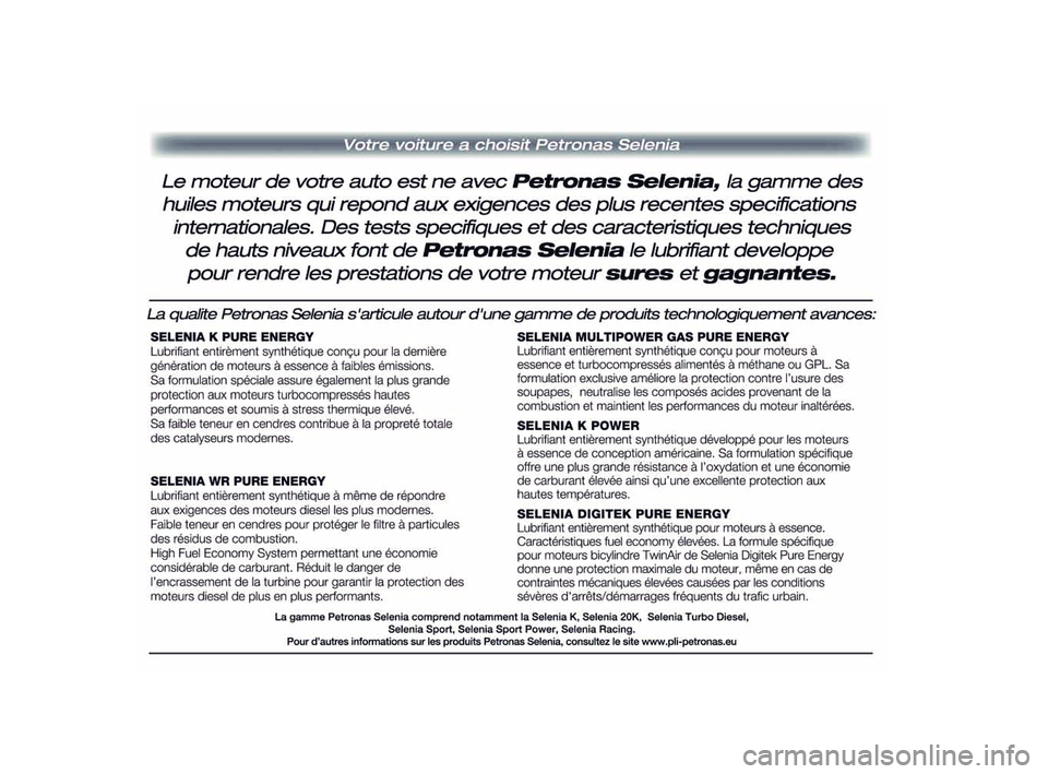 FIAT PUNTO 2018 Notice dentretien (in French) 185-206 PUNTO POP 1ed FR 24/03/14 11:30 Pagina 206 FIAT PUNTO 2018 Notice dentretien (in French) 185-206 PUNTO POP 1ed FR 24/03/14 11:30 Pagina 206