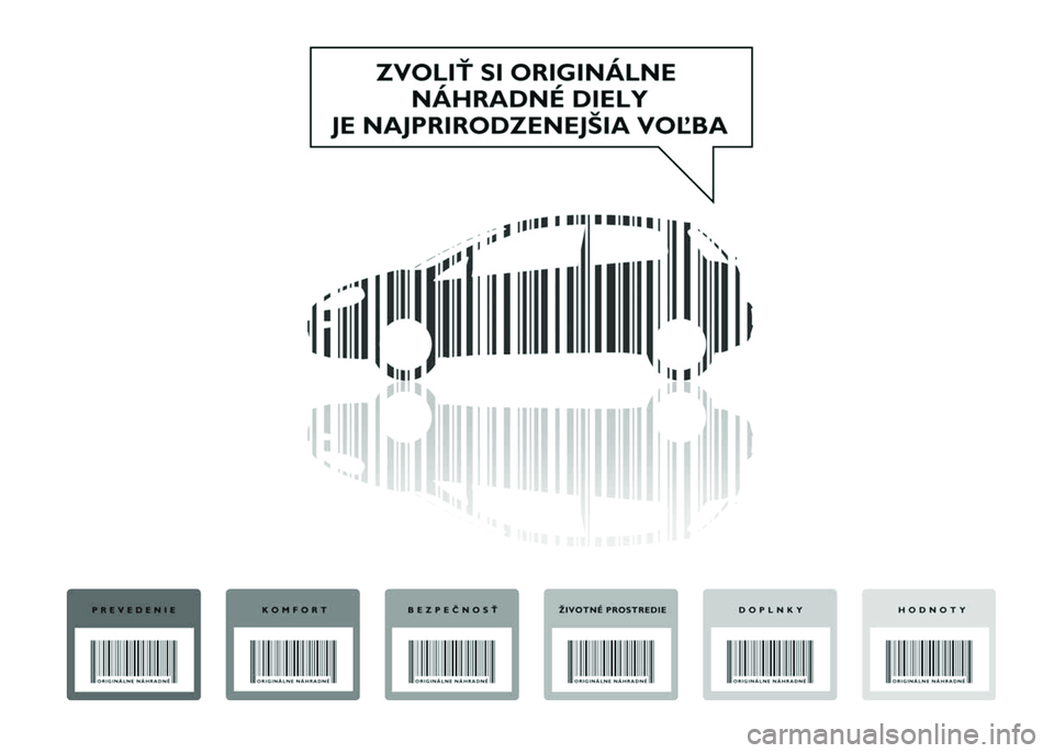 FIAT PUNTO 2015 Návod na použitie a údržbu (in Slovak) FIAT PUNTO 2015 Návod na použitie a údržbu (in Slovak)