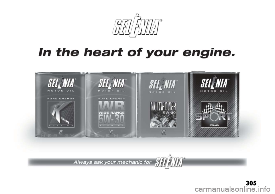 FIAT FREEMONT 2012 Owner handbook (in English) 305 FIAT FREEMONT 2012 Owner handbook (in English) 305