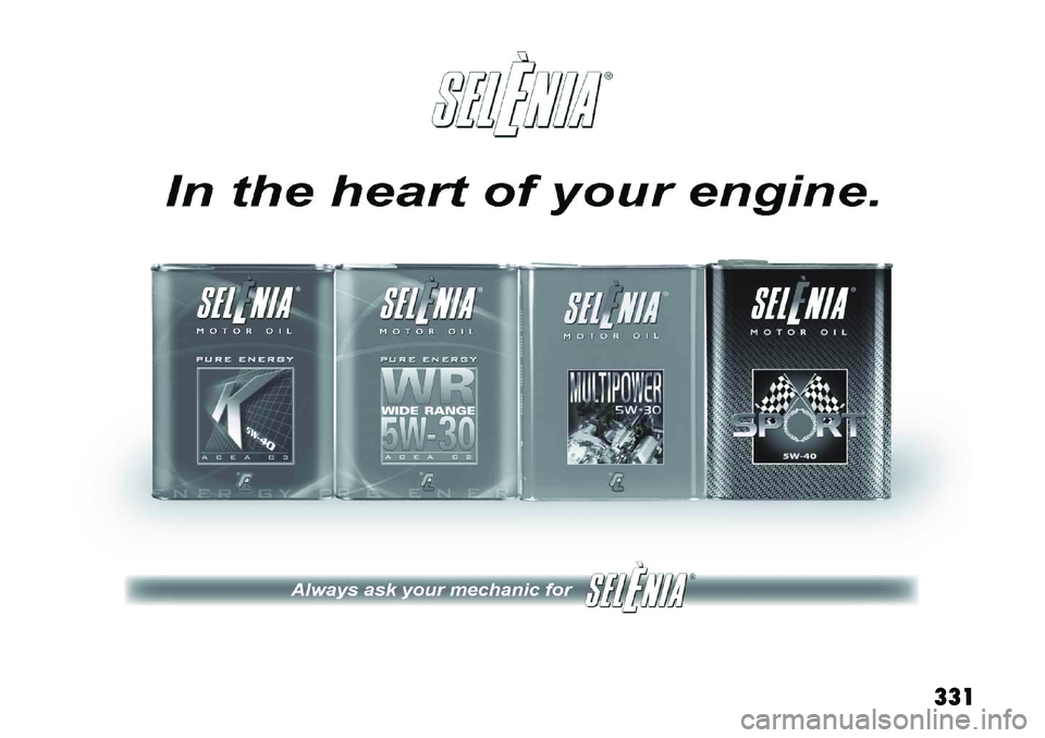 FIAT FREEMONT 2013 Owner handbook (in English) 331 FIAT FREEMONT 2013 Owner handbook (in English) 331