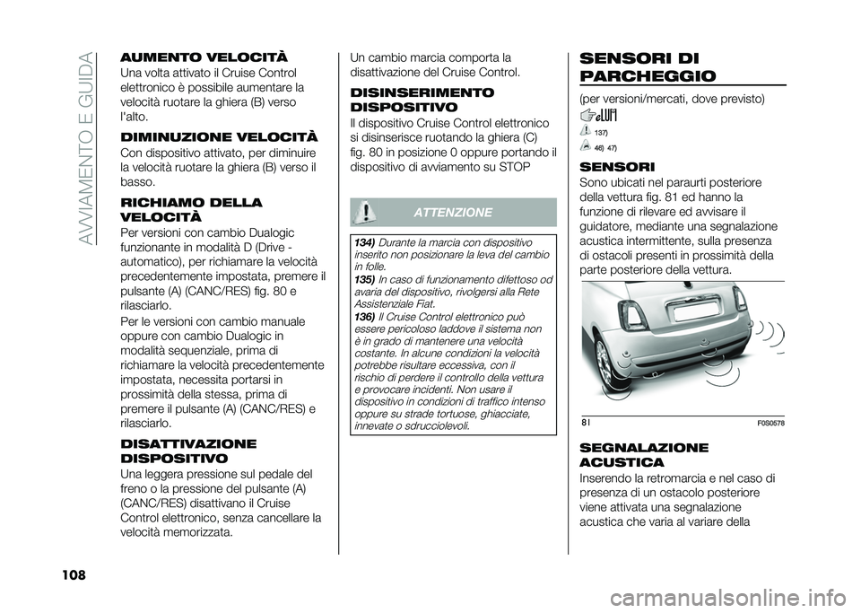 FIAT 500 2021  Libretto Uso Manutenzione (in Italian) ���6�6�;��5�/�$�=�+��/��%�9�;�"�
��� ��
���
��	 ����	����.
�9��	 ����
�	 �	�
�
���	�
� �� ������ ����
���
����
�
������ �7 ��������� �	��
��