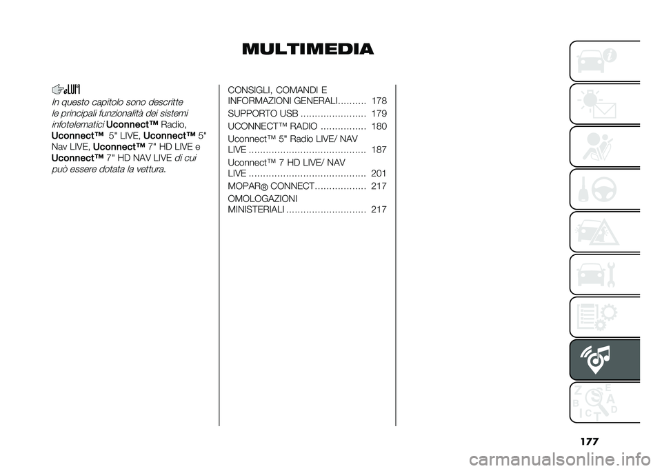 FIAT 500 2021  Libretto Uso Manutenzione (in Italian) ��
�

��
���������;� �����
� ��	���
��� ���� �������
�
�
�� ��������	�� ��������	���
� ��� ����
��
�
�����
����
�	�
���
����
