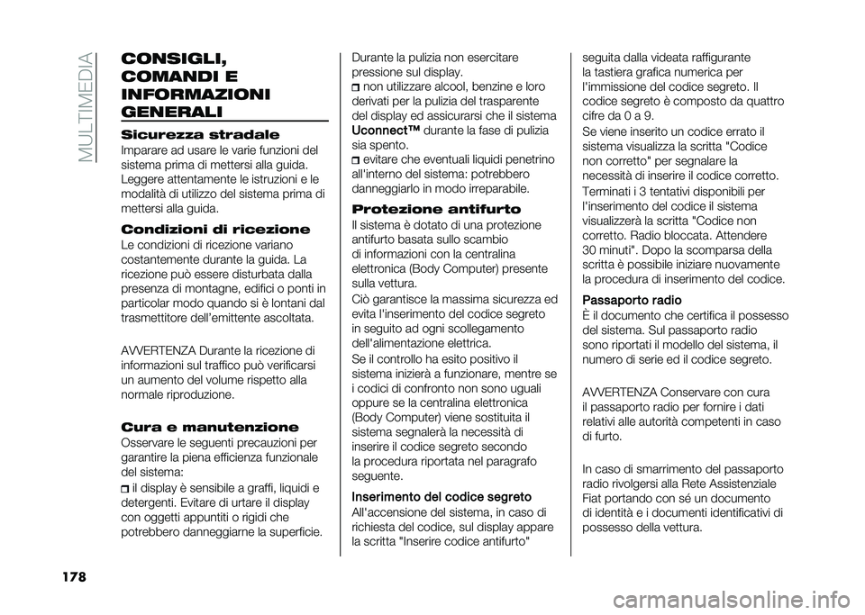 FIAT 500 2021  Libretto Uso Manutenzione (in Italian) ��5�9��=�;�5�/�"�;�
��
� ��	�
������E
��	���
�� �
��
��	������	�
�
���
�����
���!�4�1���� �#�%�1��"���
�;�
��	��	�� �	� ���	�� �� ��	��� ���