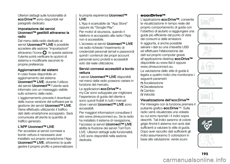 FIAT 500 2021  Libretto Uso Manutenzione (in Italian) ����9��
������ ���
�
�	��� ����� ��������	���
� ��
����.�-� ����6
���� ����������� ���
��	��	���	�� ������	�
��
��"� ������