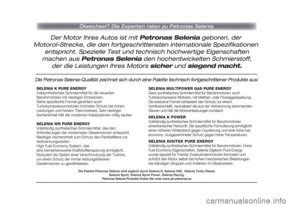 FIAT 500 2018 Betriebsanleitung (in German) FIAT 500 2018 Betriebsanleitung (in German)
