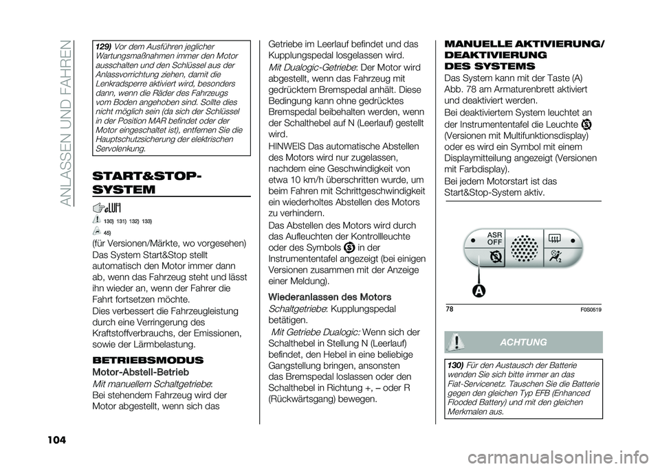 FIAT 500 2021  Betriebsanleitung (in German) ��(�,�"�(����,��@�,�-���(�/�7��,
��� �	���

��� ��	� �(��
�#�&���	� �D�	������	�
��������
��� �����	� ����	� ��	� �)���� ���
�
������	� ��