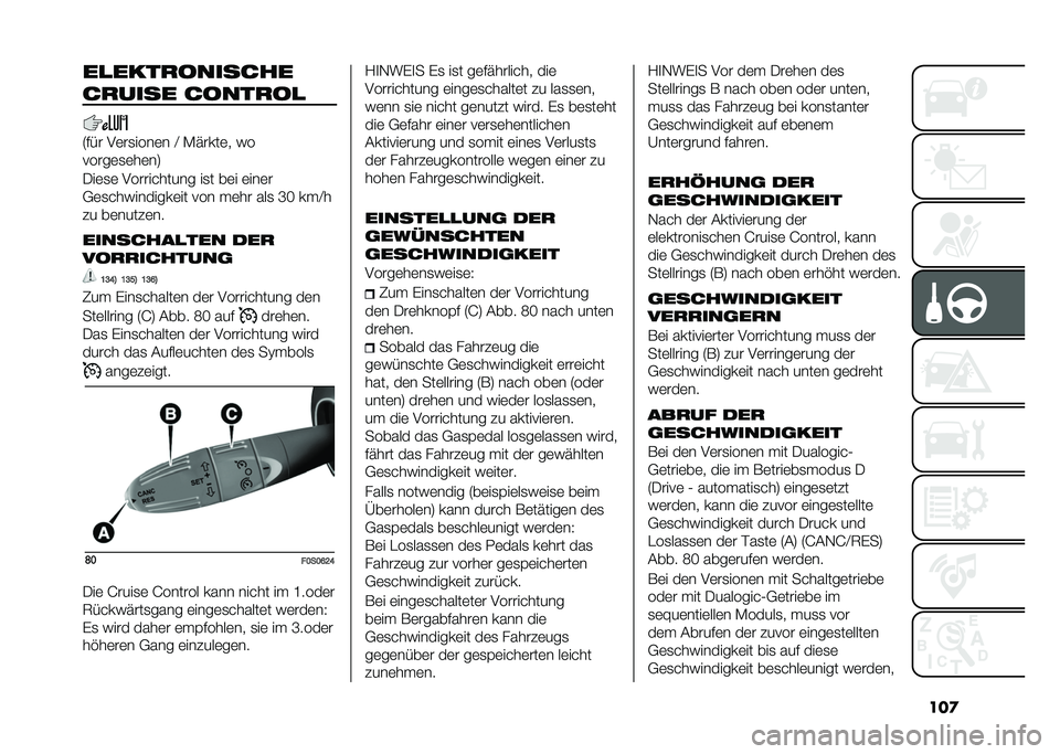 FIAT 500 2021  Betriebsanleitung (in German) ���
��
����
�������
��
���� �����
��

�6�#�&� ��	��
����	� �A �)�����	� ��
�����	�
�	��	��8
�-��	�
�	 ����������� ��
� ��	� �	���	�
�+�	�
