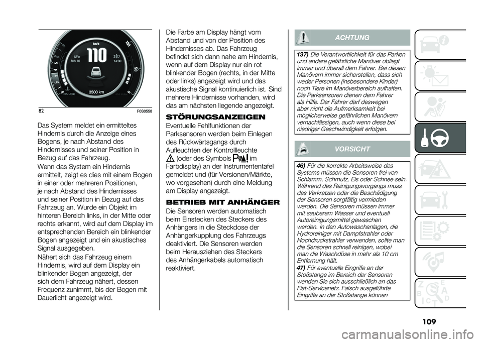 FIAT 500 2021  Betriebsanleitung (in German) ����	�
��:��:�B�B�H
�-��
 ��?�
��	� ��	���	� �	�� �	������	���	�
�/����	����
 ����� ���	 �(���	���	 �	���	�
����	��
� �D�	 ���� �(��
���� ��	